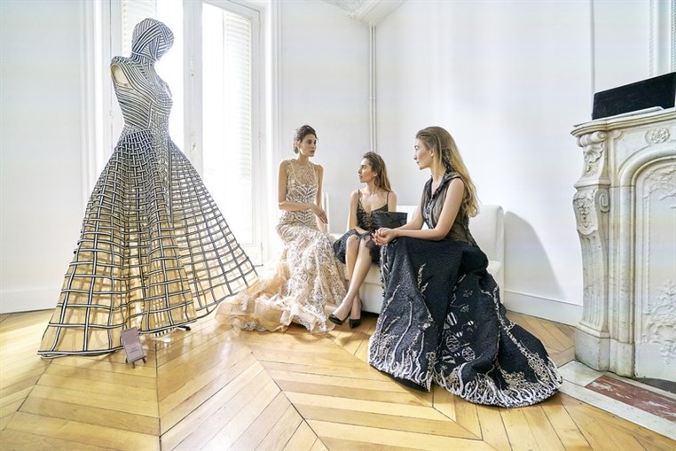 HASSIDRISS,The designer launches his Spring-Summer 2016 Couture collection in Paris. 
